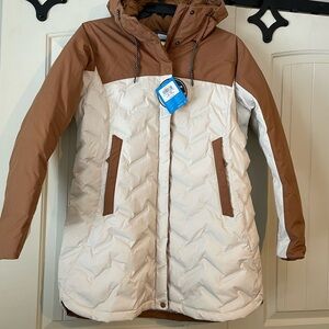 Columbia Omni-heat Infinity Waterproof Mountain II Mid Down Jacket woman’s XL